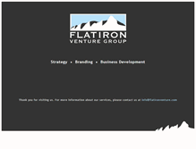 Tablet Screenshot of flatironventure.com